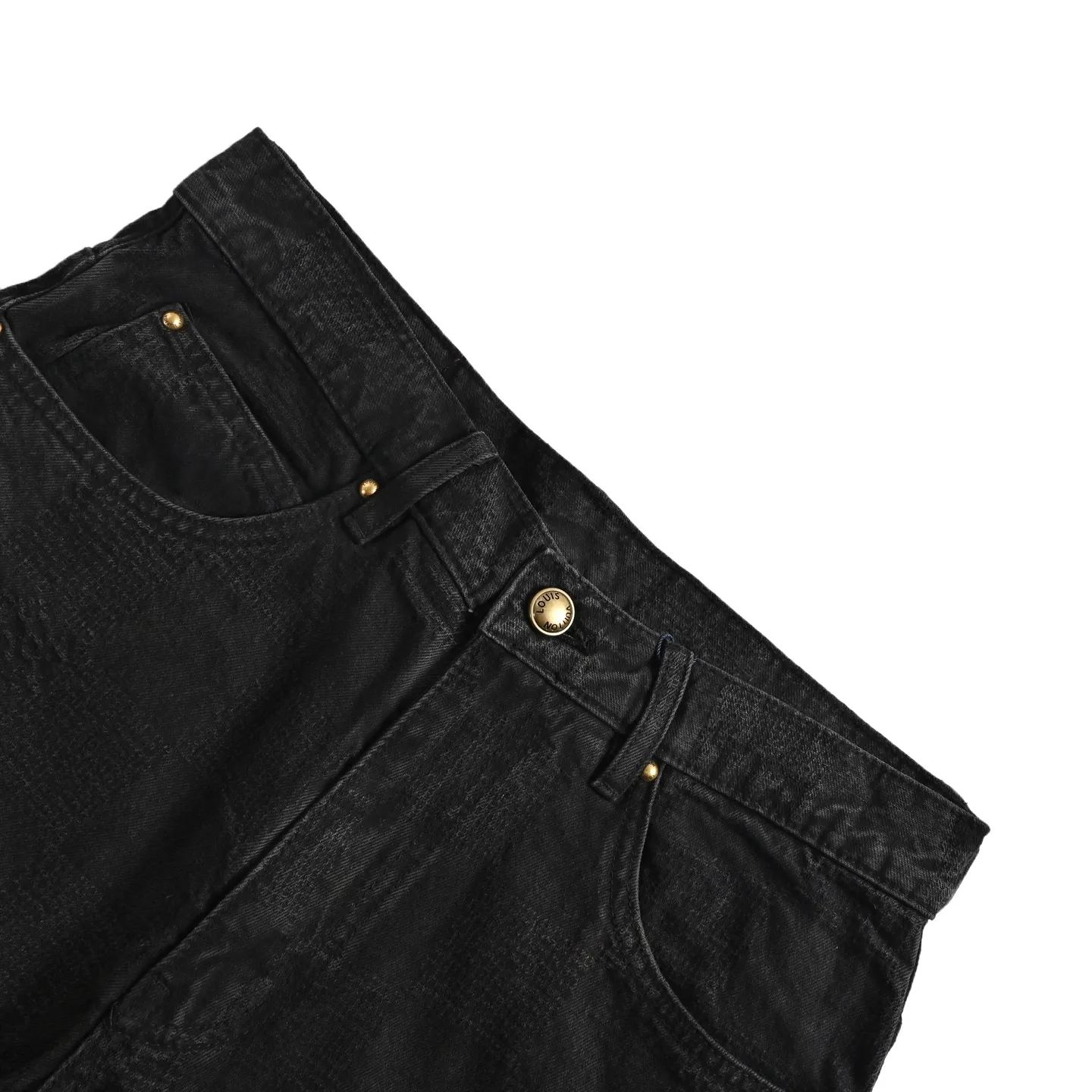 Louis Vuitton/Louis Vuitton dark checkerboard jeans
